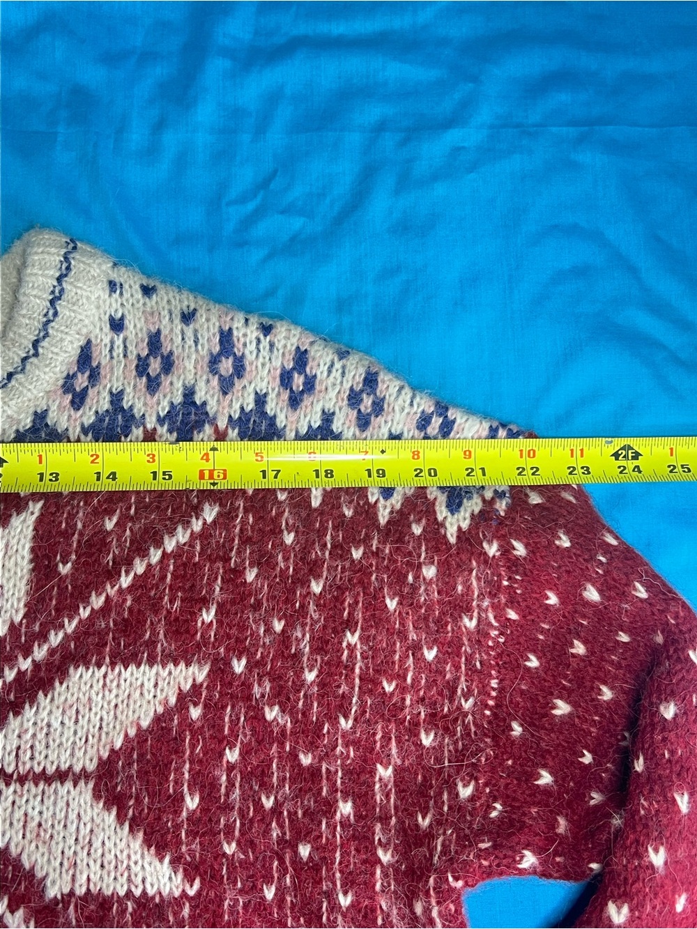Rag & Bone Alpaca Blend Fair Isle Nordic Sweater XS - Picture 7 of 12